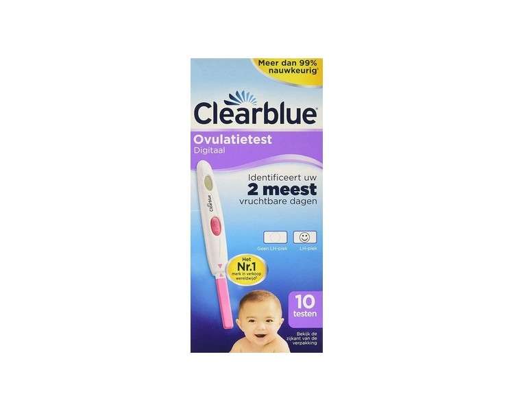 ClearBlue Digital Ovulation Test 10 Pack