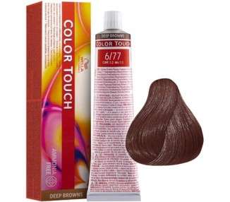 Wella Professionals Color Touch Semipermanent Haircolor Number 6/77 - Dark Brown Intense Blonde 60ml