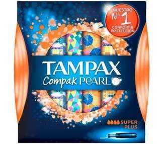 Tampax Compak Pearl Tampons Normal 36 Super Plus