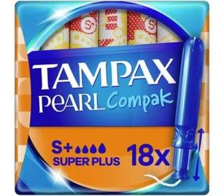 Tampax Pearl Compak Super Plus Tampons Regular