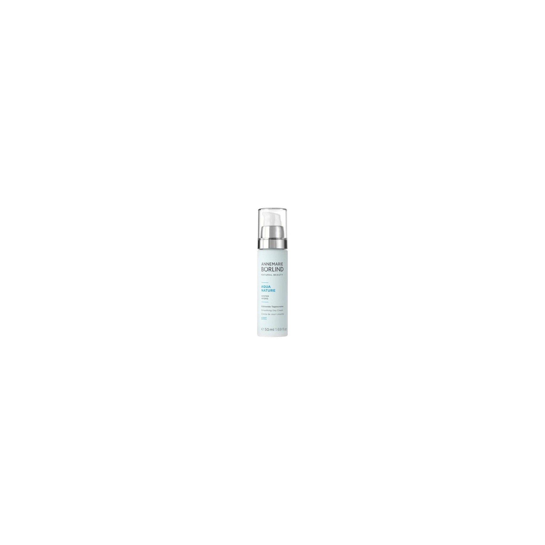 Annemarie Borlind Aquanature Smoothing Day Cream Light 50ml - Strengthens Skin Barrier and Improves Skin Moisture