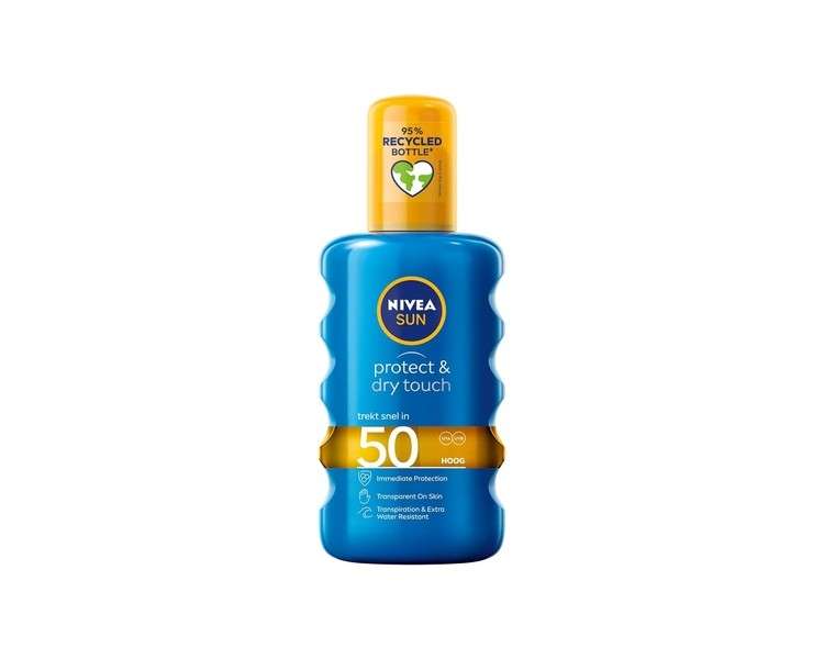 Nivea Protect and Refreshing Dry Touch Atomizing Spray SPF50 200g