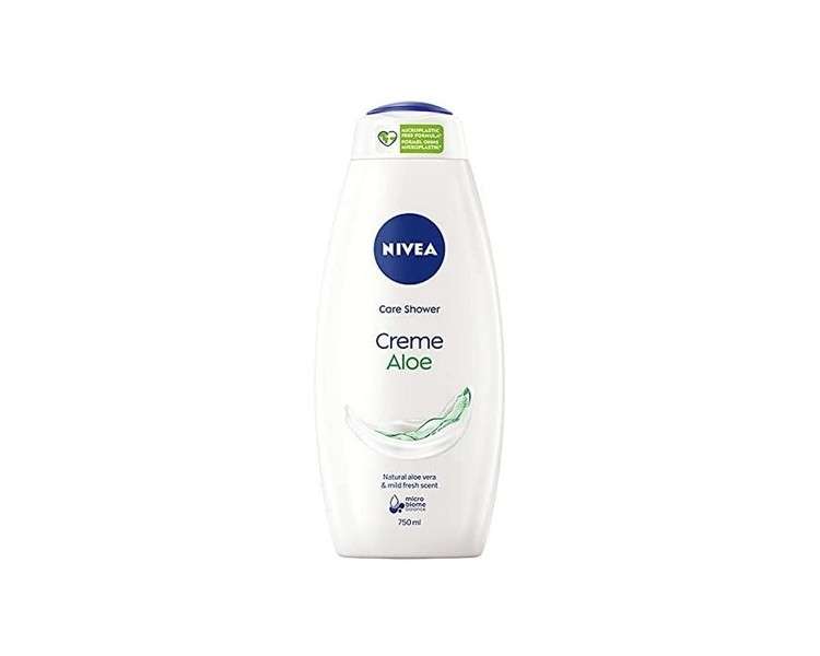 NIVEA Cream Fresh Aloe Gel Shower Cream 750ml