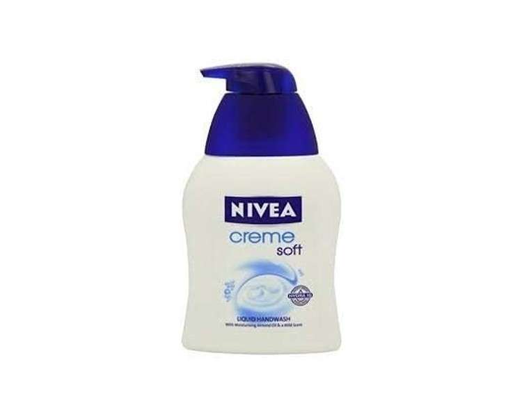 NIVEA Creme Soft Liquid Handwash 250ml Almond