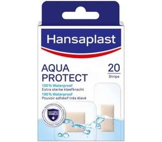 Hansaplast Aquaprotect Waterproof Plasters 20 Strips