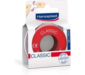 Hansaplast Classic Fixing Plaster 5m x 1.25cm