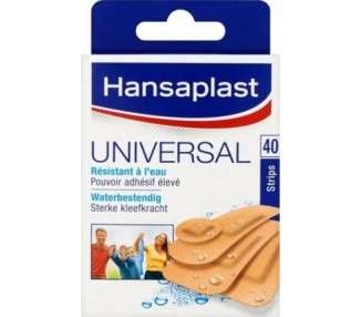 Hansaplast Waterproof Plasters Universal Various Sizes