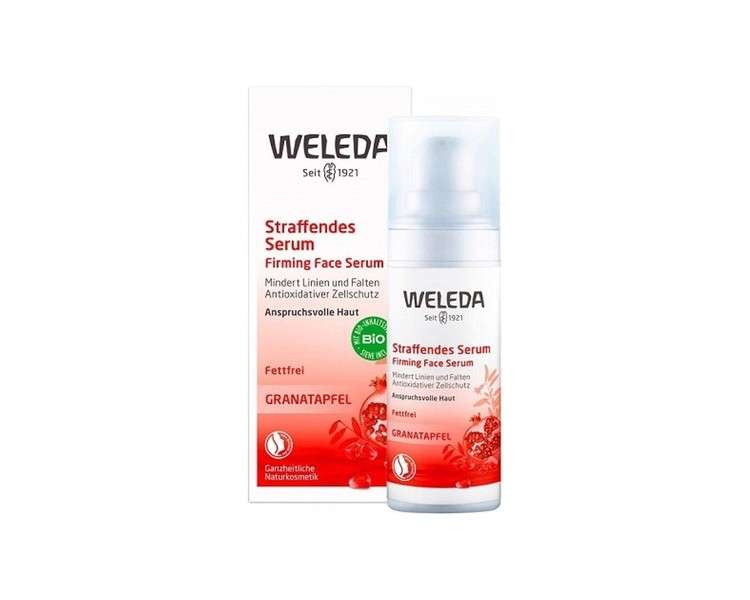 Weleda Awakening Face Serum 1 Fluid Ounce Plant Rich Moisturizer with Pomegranate Extract and Aloe Vera