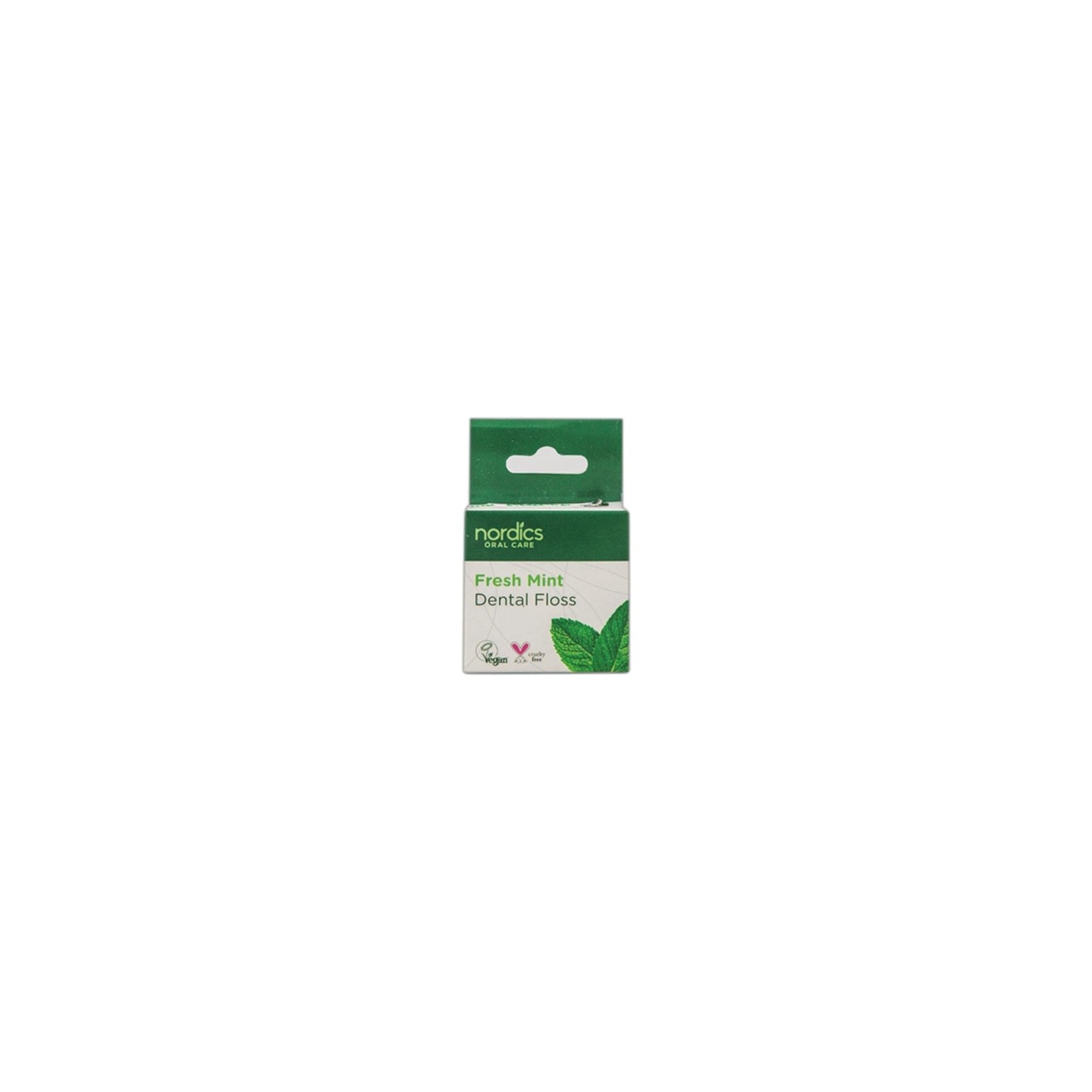 Nordics Organic Care Eco Dental Floss Made from Corn Starch with Fresh Mint 15g