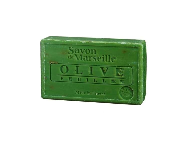 Marseille Soap with 72% Olive Oil Leaves