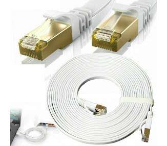 Cable Red Ethernet Internet Router Rj45 Cat 6 Plano Lan 1M 2M 3M 5M 10M