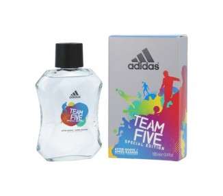Adidas Team Five Aftershave 3.4oz 100ml Splash