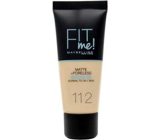 Maybelline Fit Me Foundation Matte & Poreless Full Coverage Blendable for Normal to Oily Skin 30ml