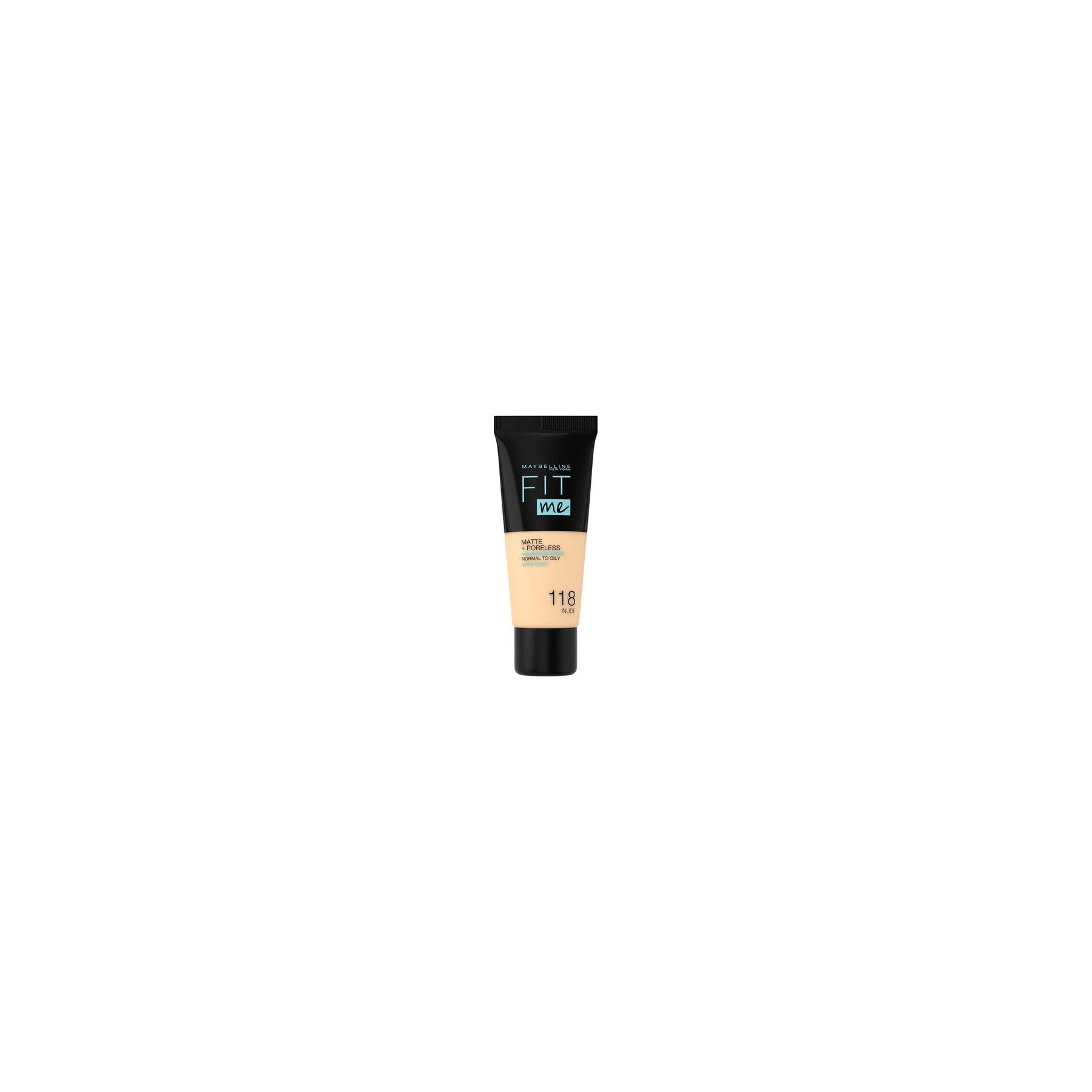 Maybelline Fit Me Matte Poreless Foundation 118 Nude 30ml