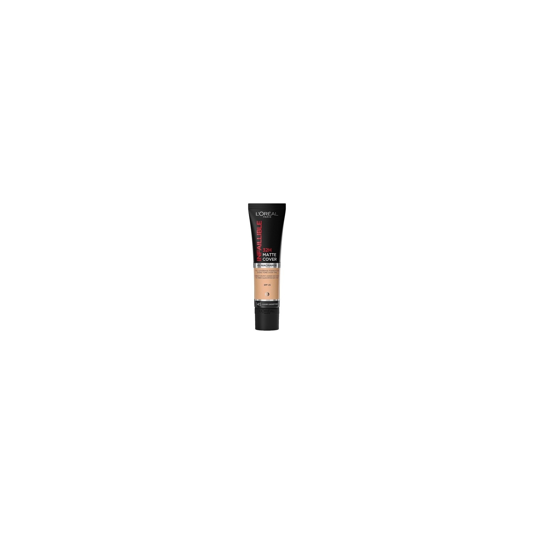 L'Oréal Paris Infallible 24h Matte Cover Foundation 145 Rose Beige 30ml