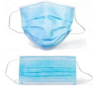 Pack 50 Mascarillas, Tapa Bocas, Oferta, 1 Caja, 5 Bolsas, 10 Unidades Por Bolsa