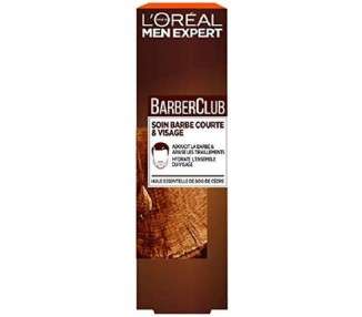 L'Oréal Men Expert BarberClub Short Beard and Face Care Moisturising Soothing Gel with Cedarwood Essential Oil 50ml