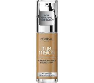 L'Oréal Paris True Match Liquid Foundation 30ml, 8W Golden Cappucino