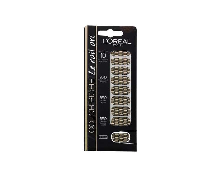 L'Oréal Paris Color Riche Nail 008 Gold Lame 18 Stickers
