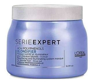 L'Oréal Unisex Professionnel Serie Expert - Blondifier Acai Polyphenols Resurfacing and Illuminating System Masque 16.9 oz