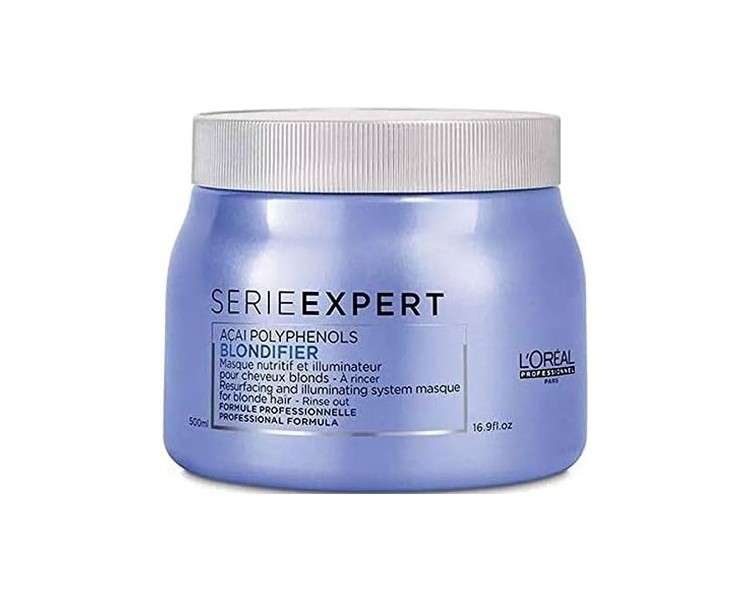 L'Oréal Unisex Professionnel Serie Expert - Blondifier Acai Polyphenols Resurfacing and Illuminating System Masque 16.9 oz