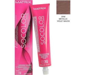 Matrix Socolor Beauty 8 Dark Light Blonde Metallic Violet Mauve 90ml