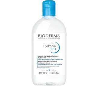 Bioderma Hydrabio H2O Cleansing and Moisturising Micellar Water for Dehydrated Skin 500ml