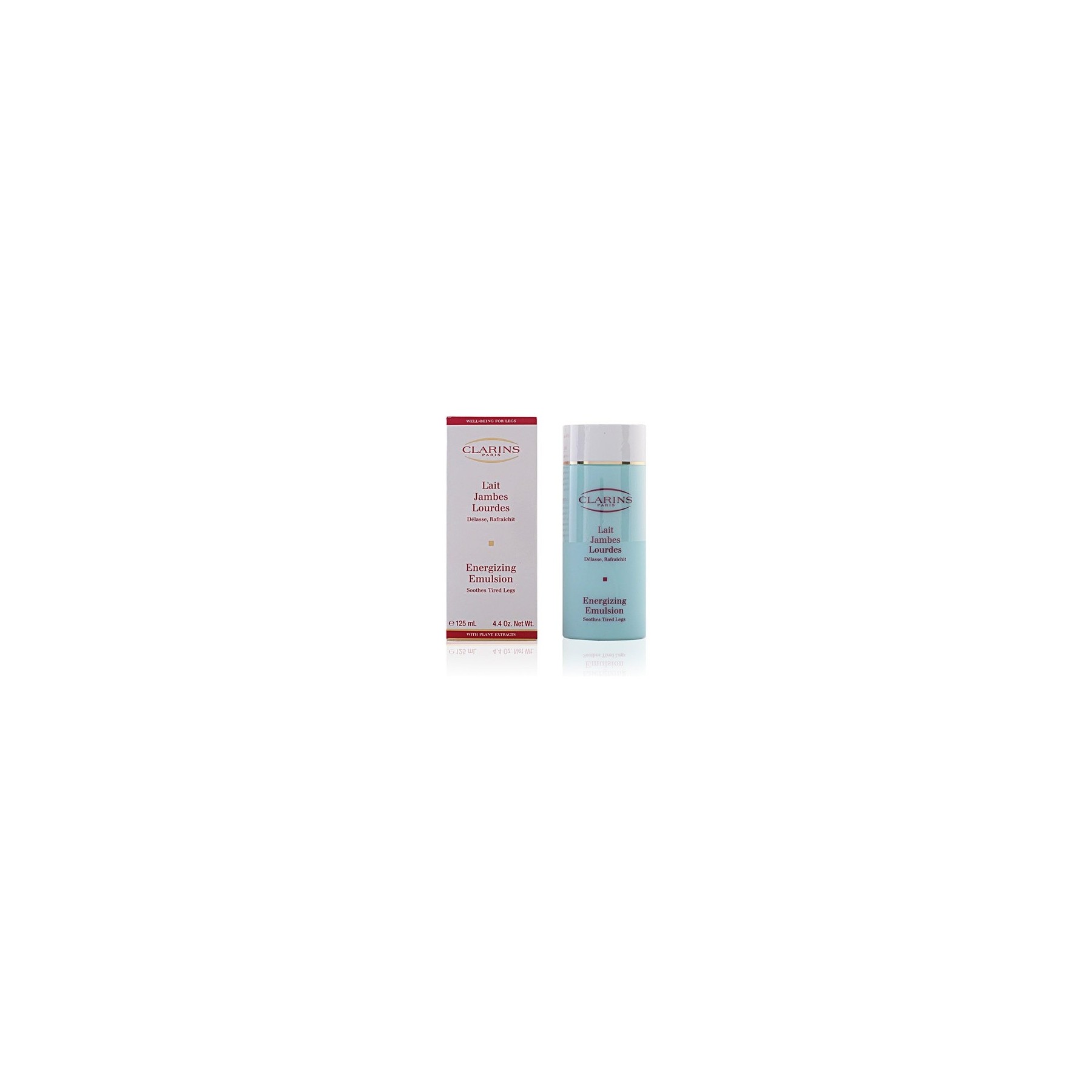 Clarins Lait Jambes Lourdes Energizing Emulsion Soothes Tired Legs 125ml