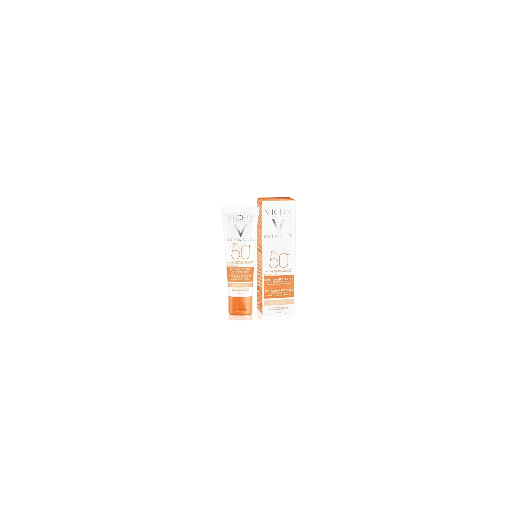 Vichy Ideal Soleil Colored Anti-Spot Treatment 3 In 1 SPF 50+ 50ml