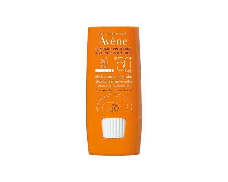 Avène High Protection Sun Stick for Sensitive Areas Spf50+ 8g