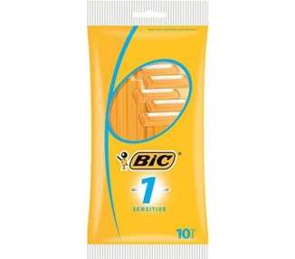 Bic Sensitive Disposable Razors For Men - Pack of 10