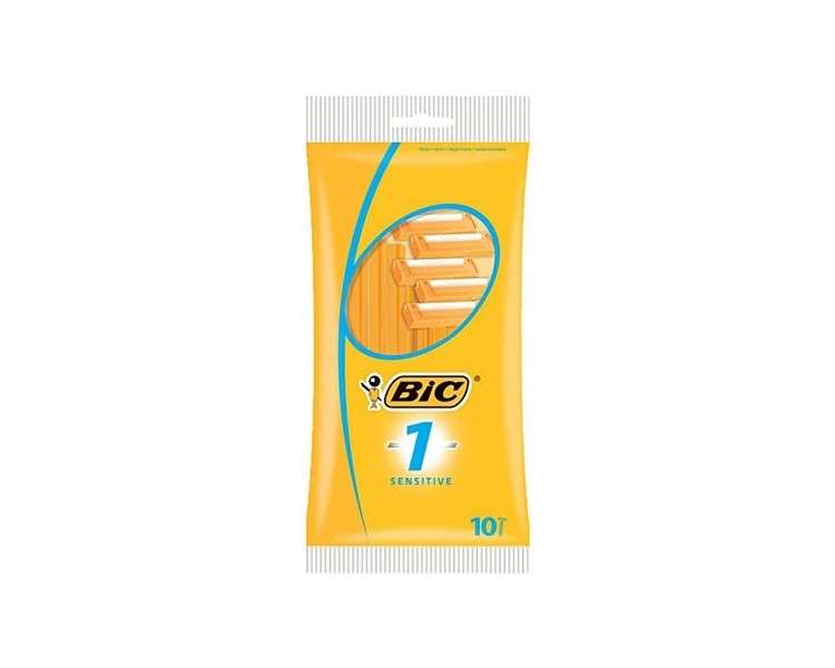 Bic Sensitive Disposable Razors For Men - Pack of 10