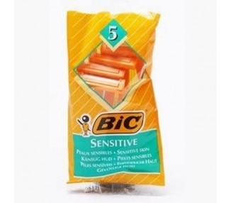 BIC Classic Disposable Razors for Sensitive Skin - Pack of 40