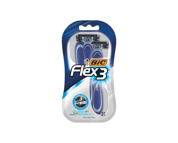 BIC Flex 3 Comfort Disposable Razors 3 Count