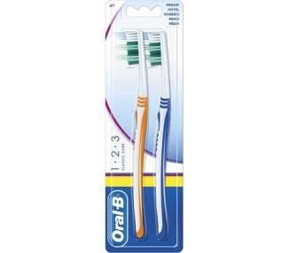 Oral B Toothbrush 1.2.3 Classic Care - Twin Pack