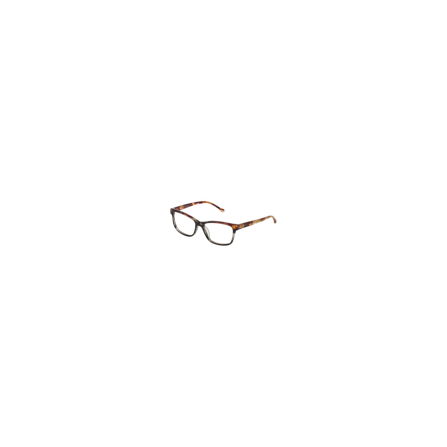 Loewe Unisex Adults' VLWA20M5406K3 Optical Frames 55 Shiny Grey Havana