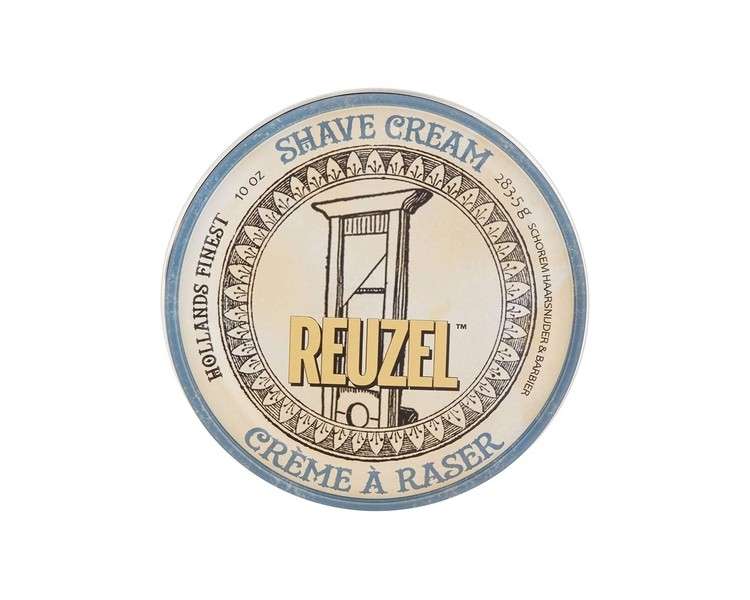 Reuzel Shave Cream Reduces Cuts and Nicks Highly Concentrated Rich and Super-Slick Formula Closest Most Comfortable Shave Reduce Scrapes and Razor Irritation Vegan Formula 283g