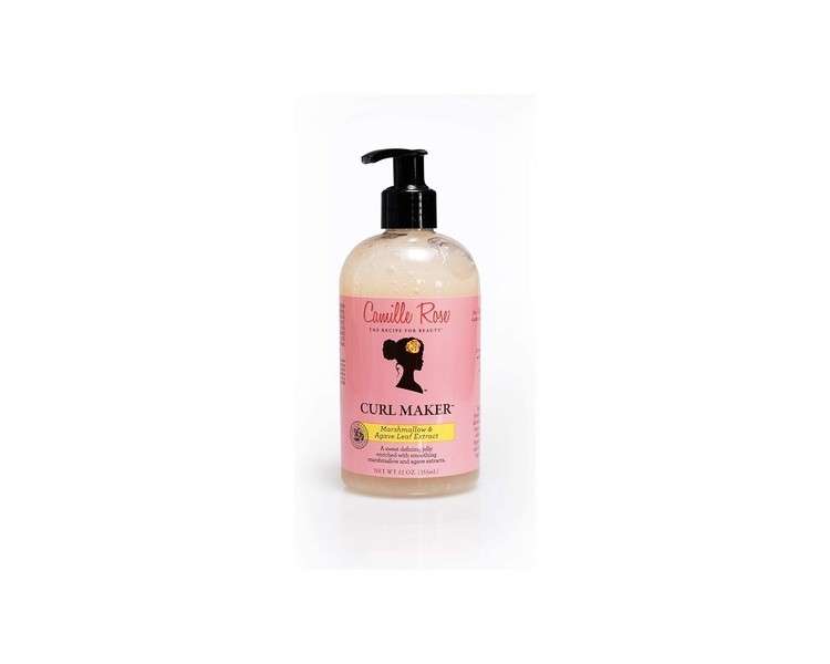 Camille Rose Curl Maker Jelly 355ml - Nourishing and Defining Curls - Aloe Juices & Marshmallow Root