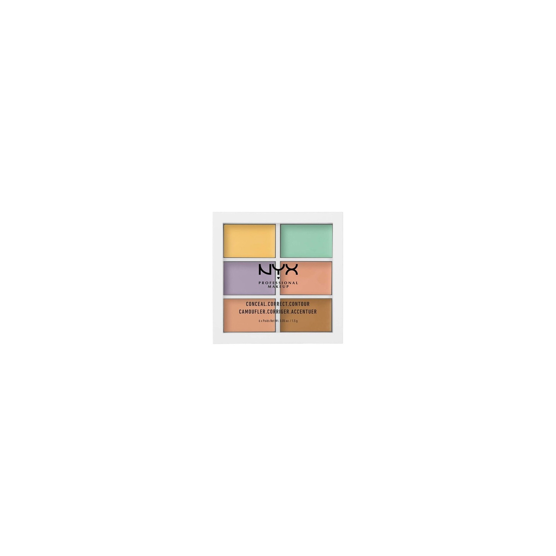 NYX Professional Makeup Colour Correcting Palette 6 Creamy Blendable Shades