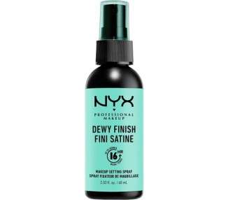 NYX Professional Makeup Setting Spray Long Lasting Fixing Lightweight Vegan Formula Dewy Finish 60ml