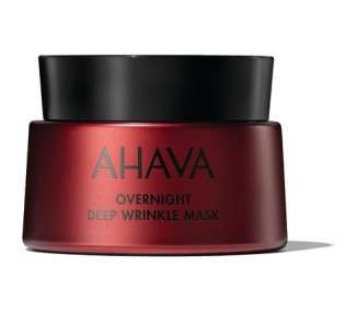AHAVA Deep Wrinkle Overnight Mask Anti-Aging Facial Treatment 50ml