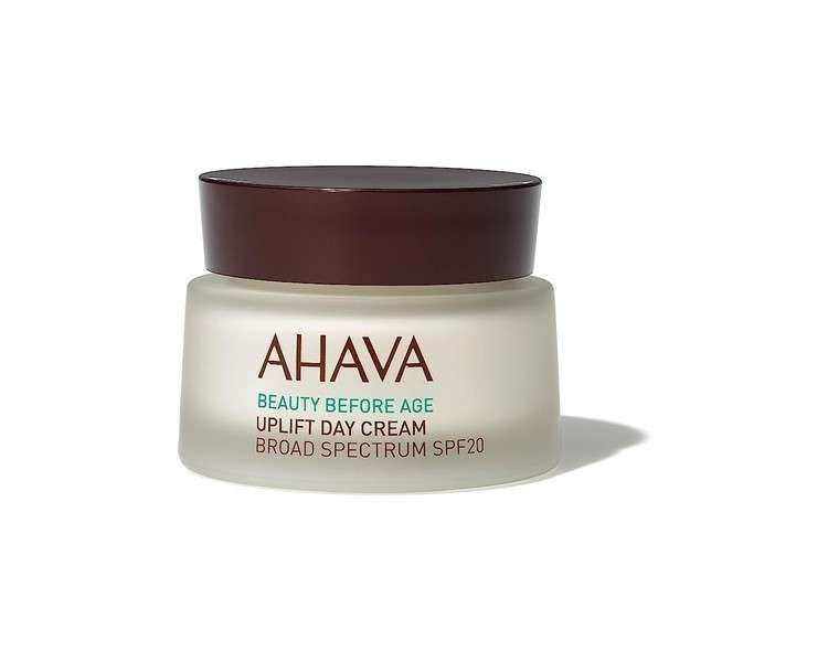 AHAVA Uplift Day Cream SPF 20 Anti-Aging Wrinkle Reducer Treatment for Women and Men 50ml