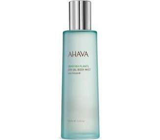 AHAVA Dry Oil Body Mist Sea-Kissed Aqua 100ml Dead Sea Minerals Aromatic and Gentle Fragranced Spray Keeps Skin Soft with a Natural Glow and Protective Hydrating Layer for Women