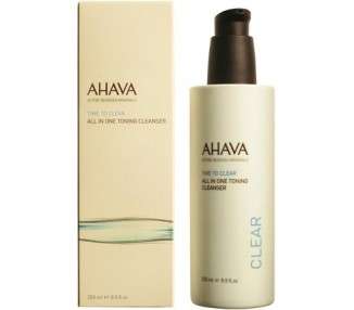 AHAVA All In One Toning Cleanser Toner and Makeup Remover 3 in 1 Cleanser 250ml