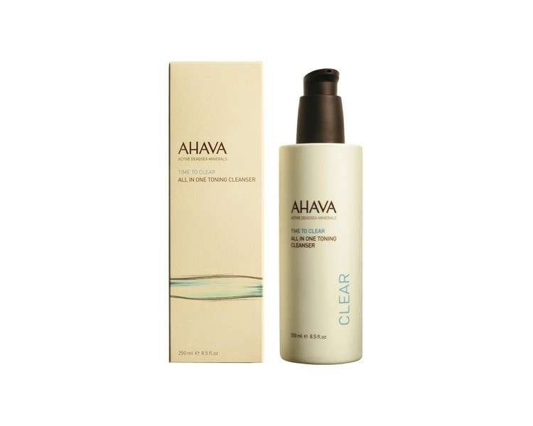AHAVA All In One Toning Cleanser Toner and Makeup Remover 3 in 1 Cleanser 250ml