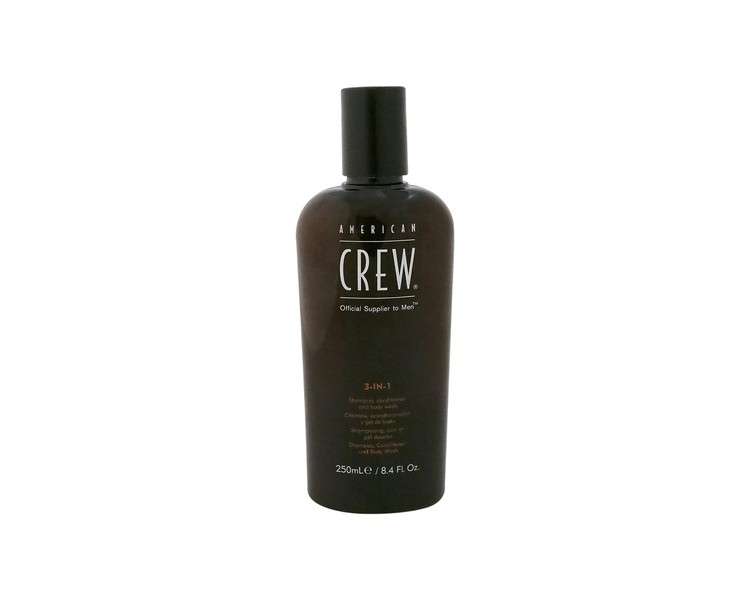 American Crew Classic 3-in-1 Shampoo, Conditioner & Body Wash 250ml