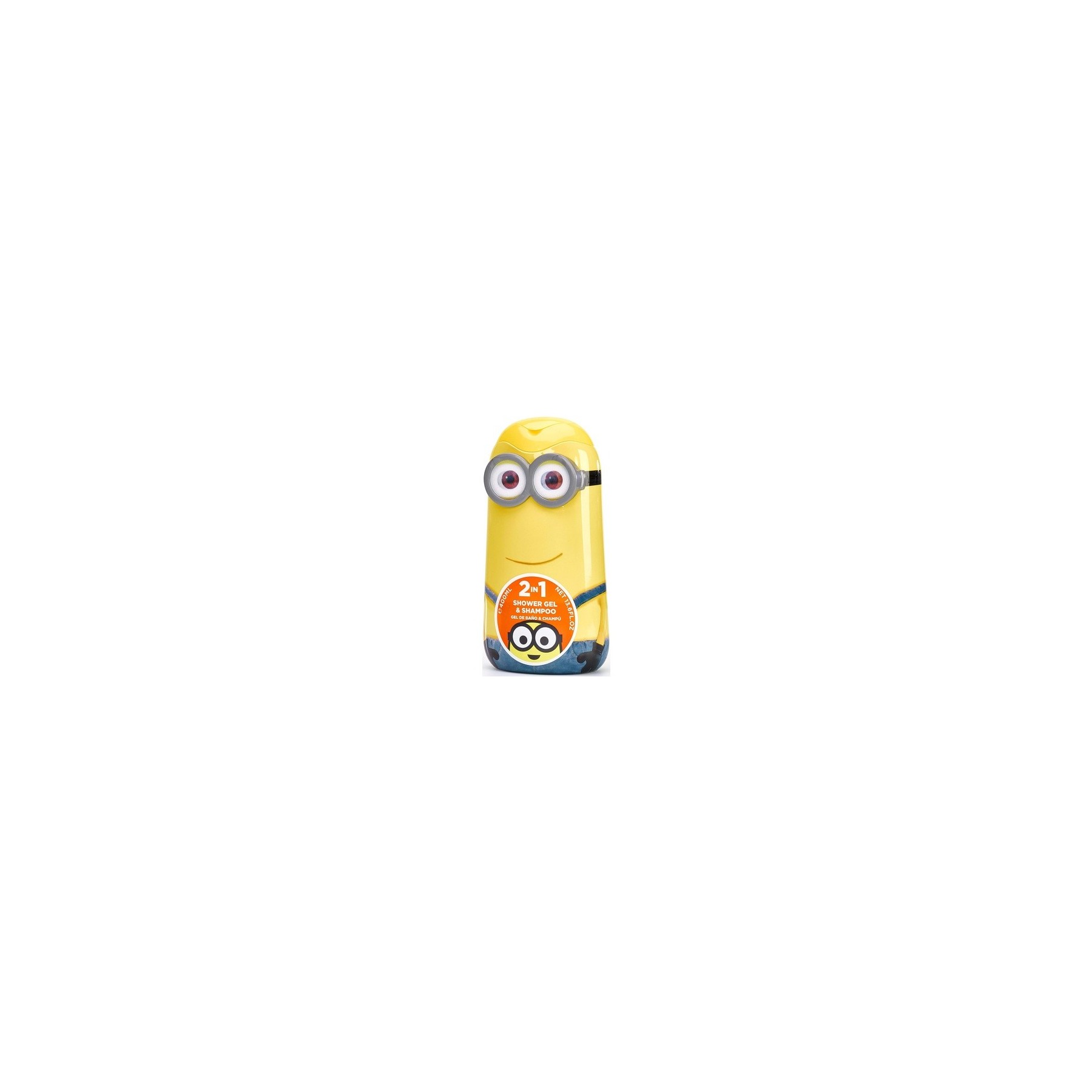 Minions 2in1 Shower Gel & Shampoo - 3D Minion Figure, Gift for Kids 400ml