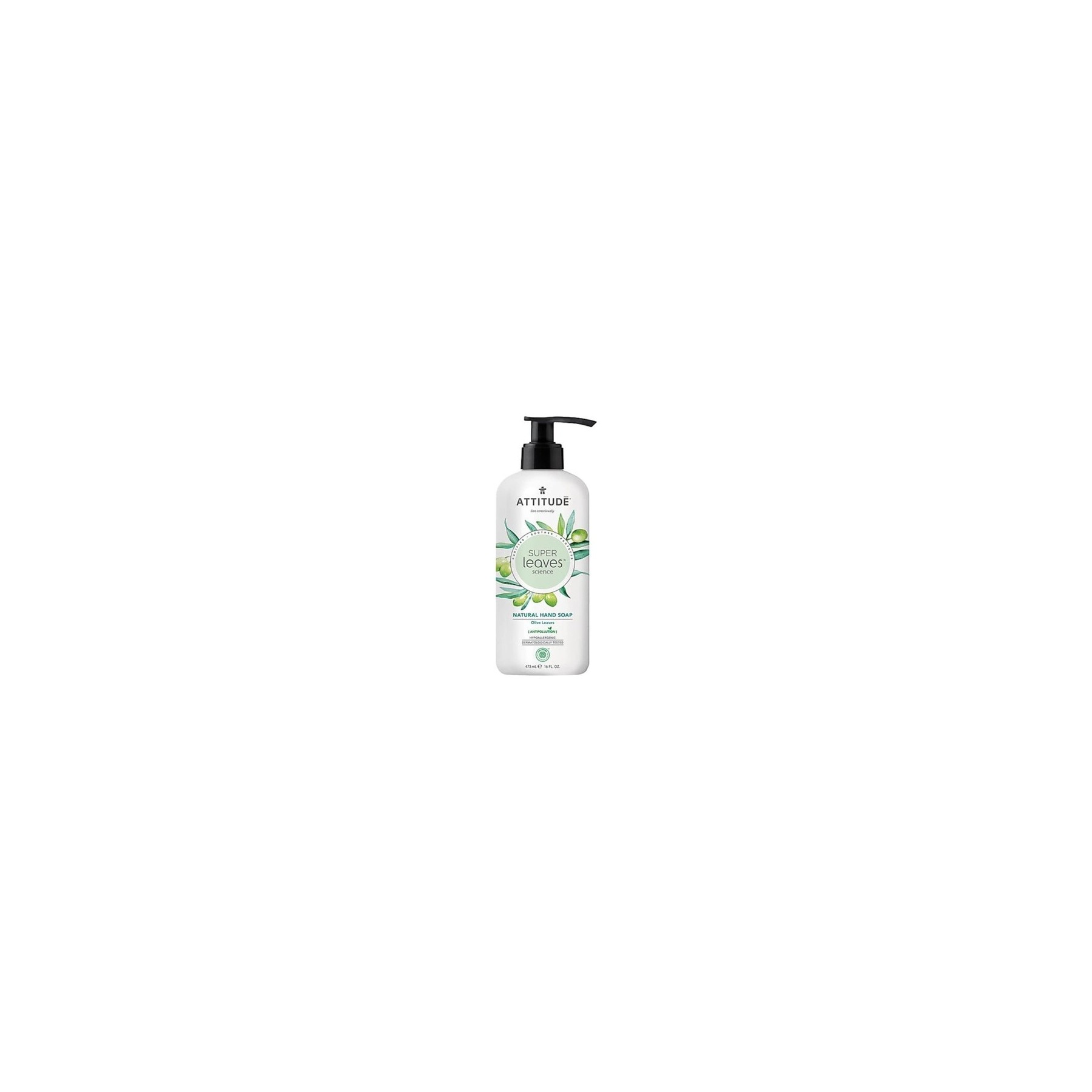 Attitude Super Olive Leaves Natural Hand Soap