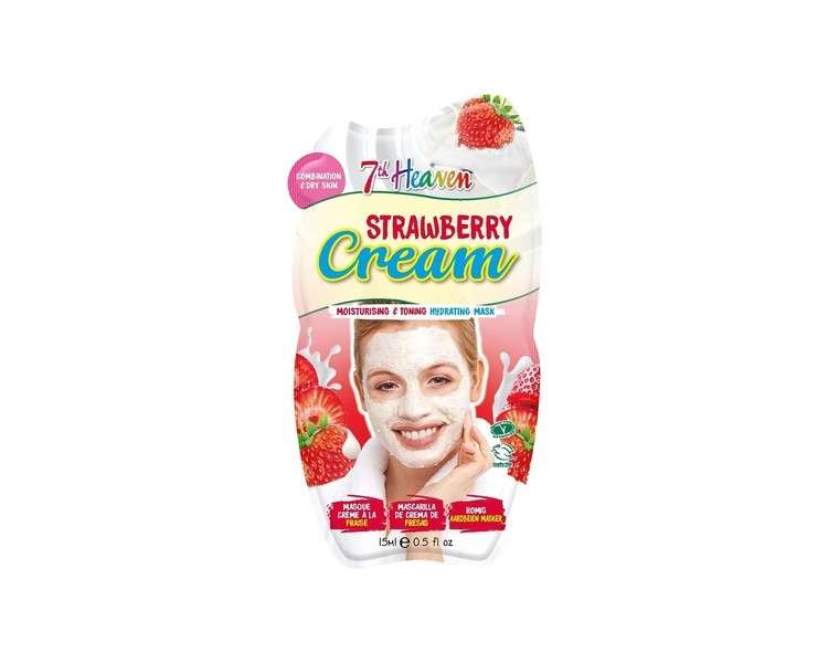7th Heaven Strawberry Cream Mask 15ml