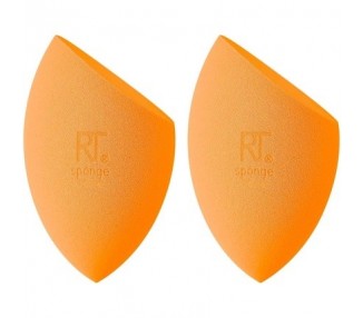 Real Techniques Miracle Complexion Makeup Sponge for Full Coverage Foundation - Pack of 2